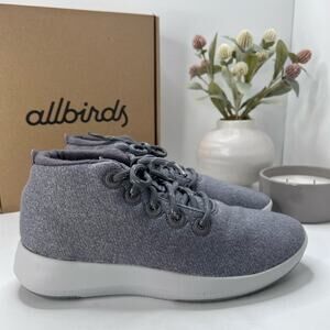 Allbirds Wool Runner-up Mizzles Water-Repellent Sneaker Medium Gray Women 10 NWB